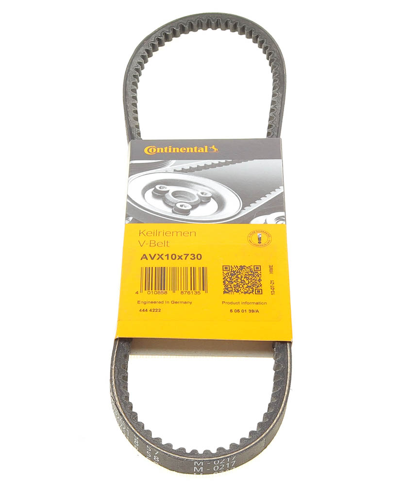 Ремень генератора VW Golf/Jetta/Passat 1.5-2.0 80-92/Seat Toledo 1.6/2.0 91-03 GATES арт. AVX10X730