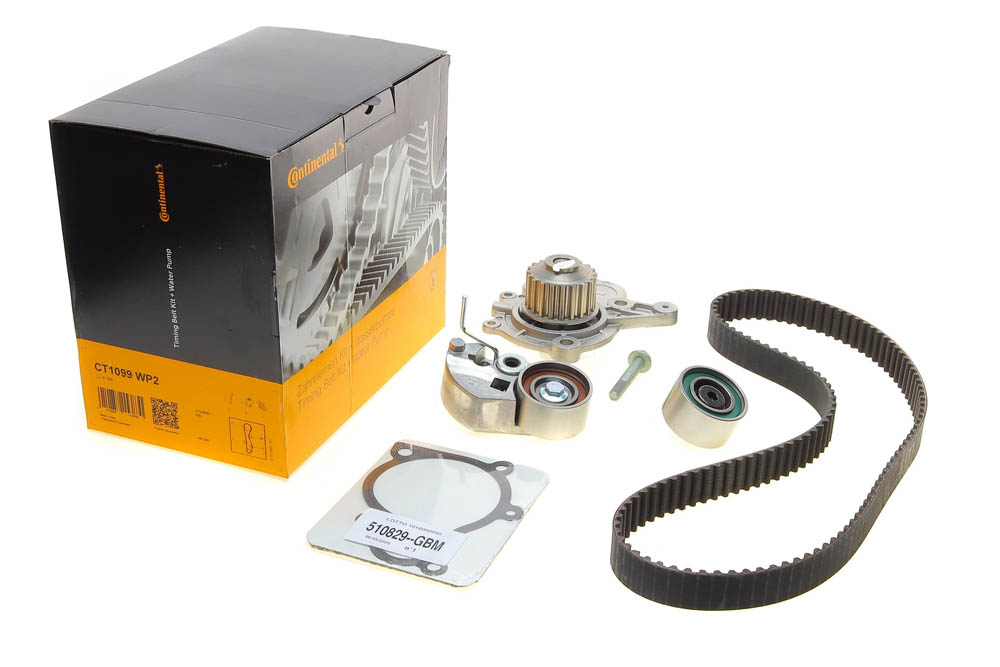 Комплект ГРМ, пас+ролик+помпа HEPU арт. CT1099WP2