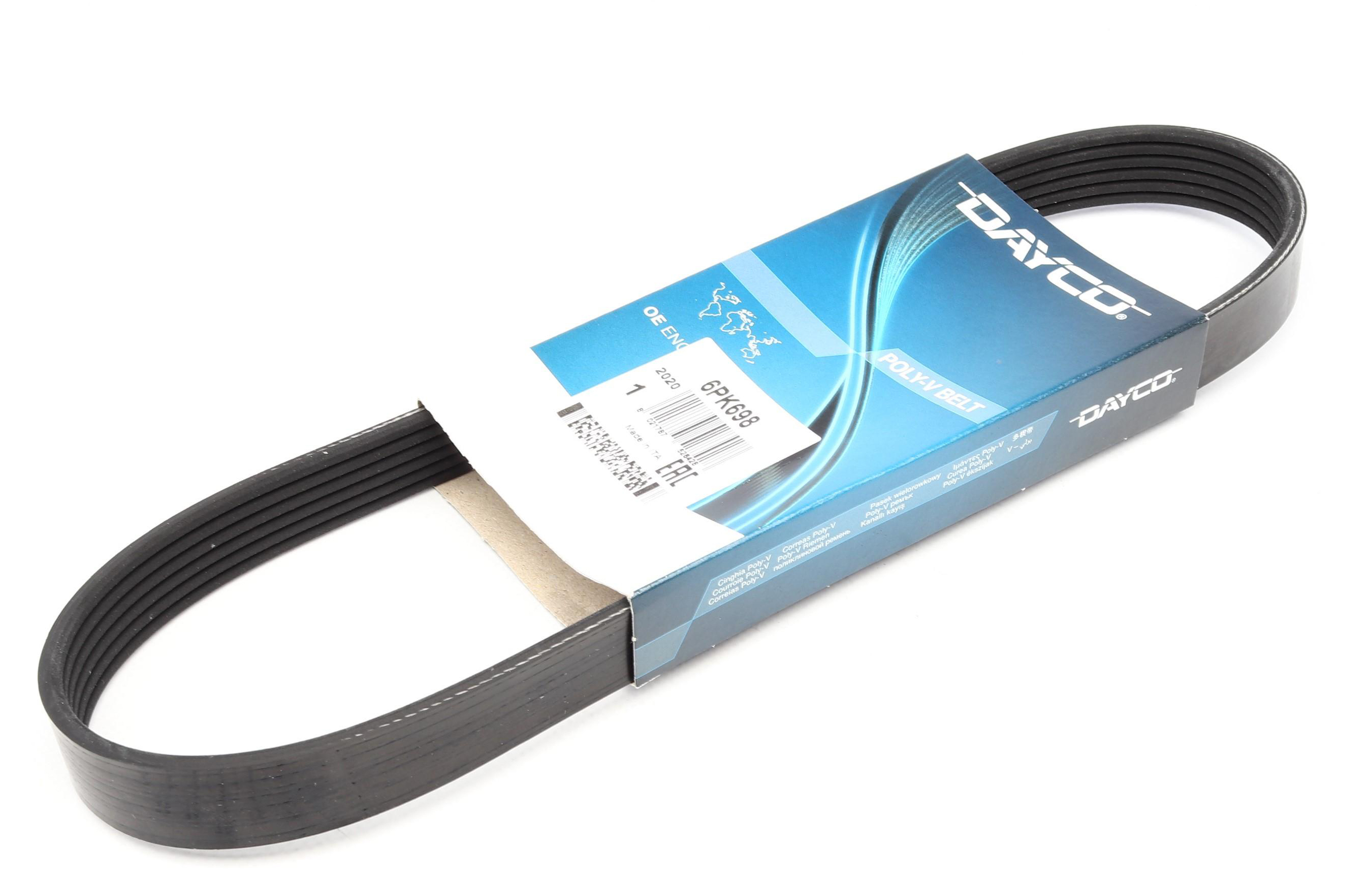Поликлиновой ремень BOSCH арт. 6PK698