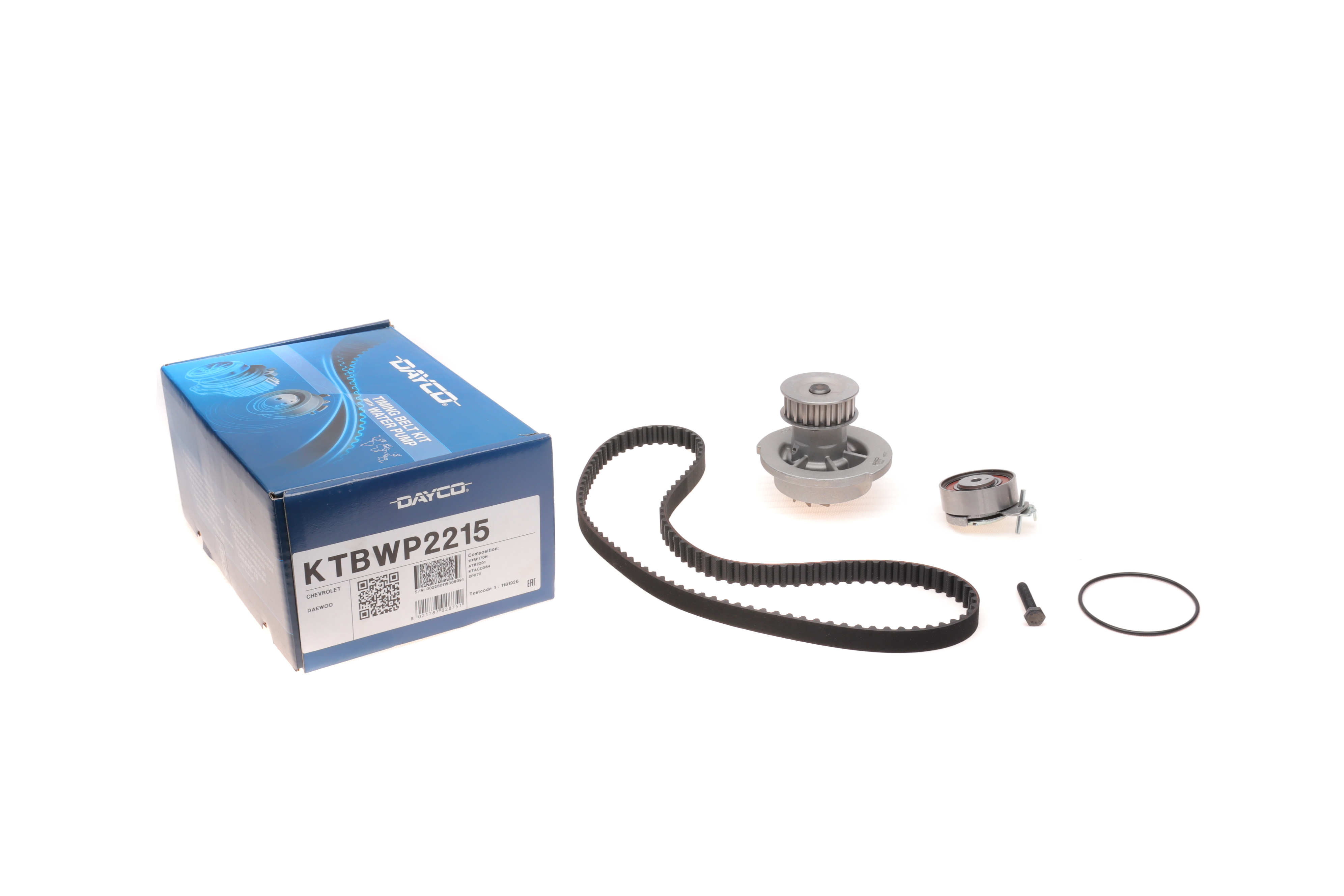 Водяной насос + комплект зубчатого ремня SKF арт. KTBWP2215
