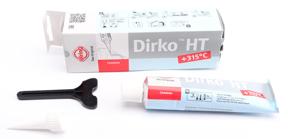 Герметик Dirko HT (-60°C +315°C) 70ml (серый) CORTECO арт. 527.291