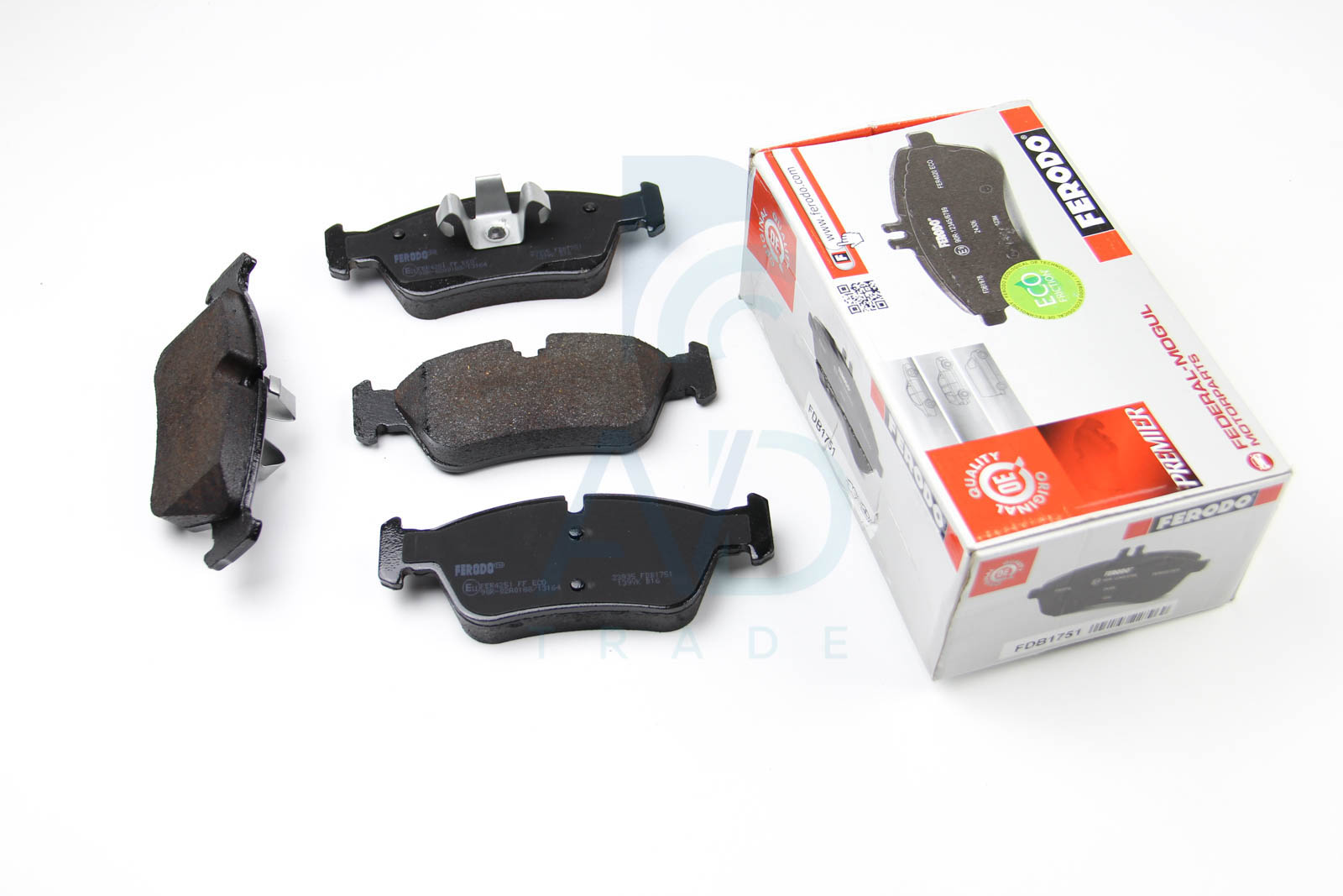 Тормозные колодки дисковые BREMBO арт. FDB1751