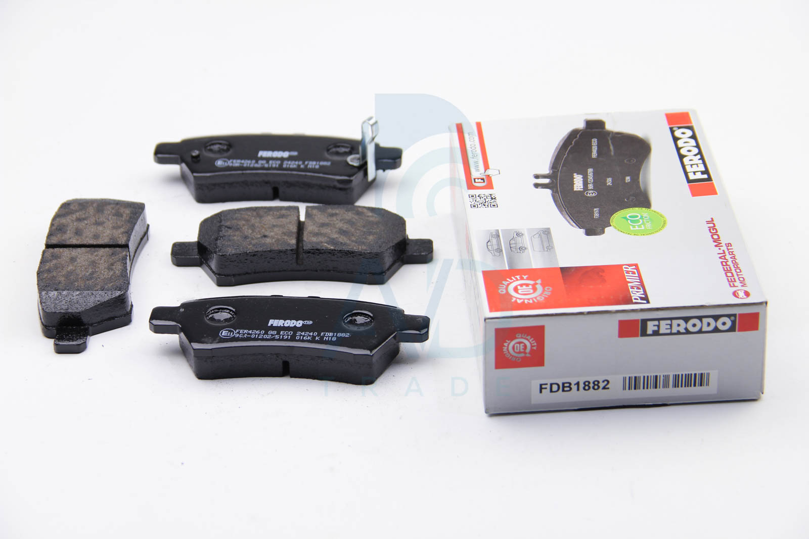 Тормозные колодки дисковые QUICK BRAKE арт. FDB1882