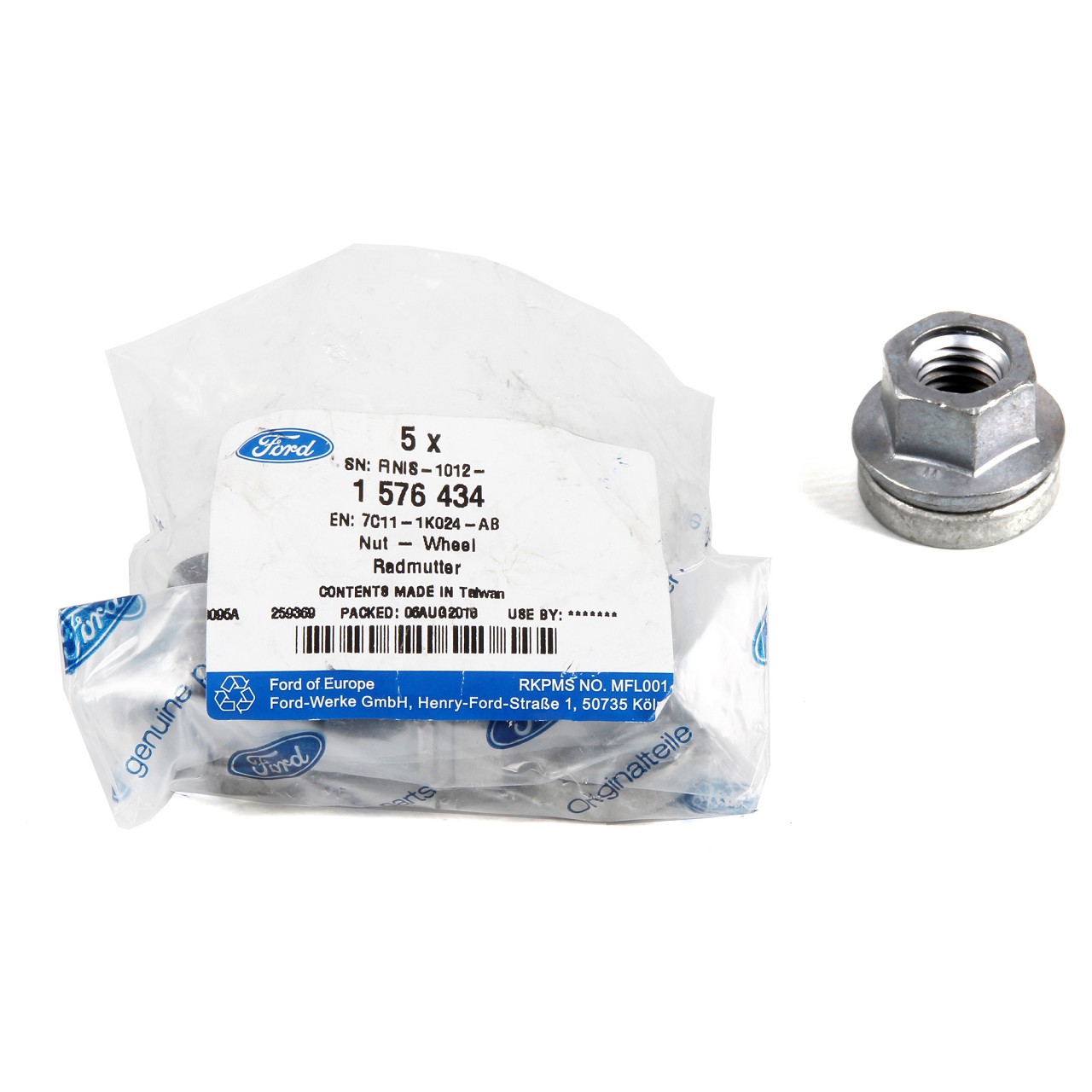 Гайка шпильки  М14  FORD   1576434  арт. 1576434