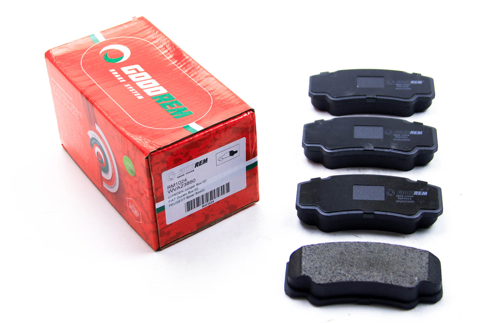 Тормозные колодки зад. Jumper/Ducato/Boxer 02-06 TRW арт. RM1024