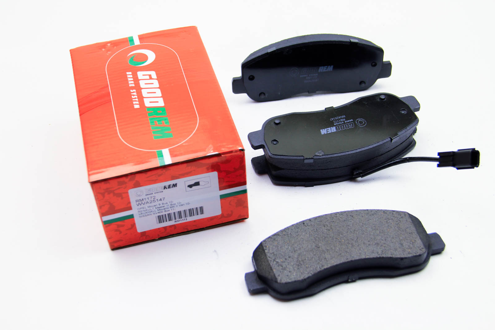 Тормозные колодки перед. Master/Movano 10- DELPHI арт. RM1172