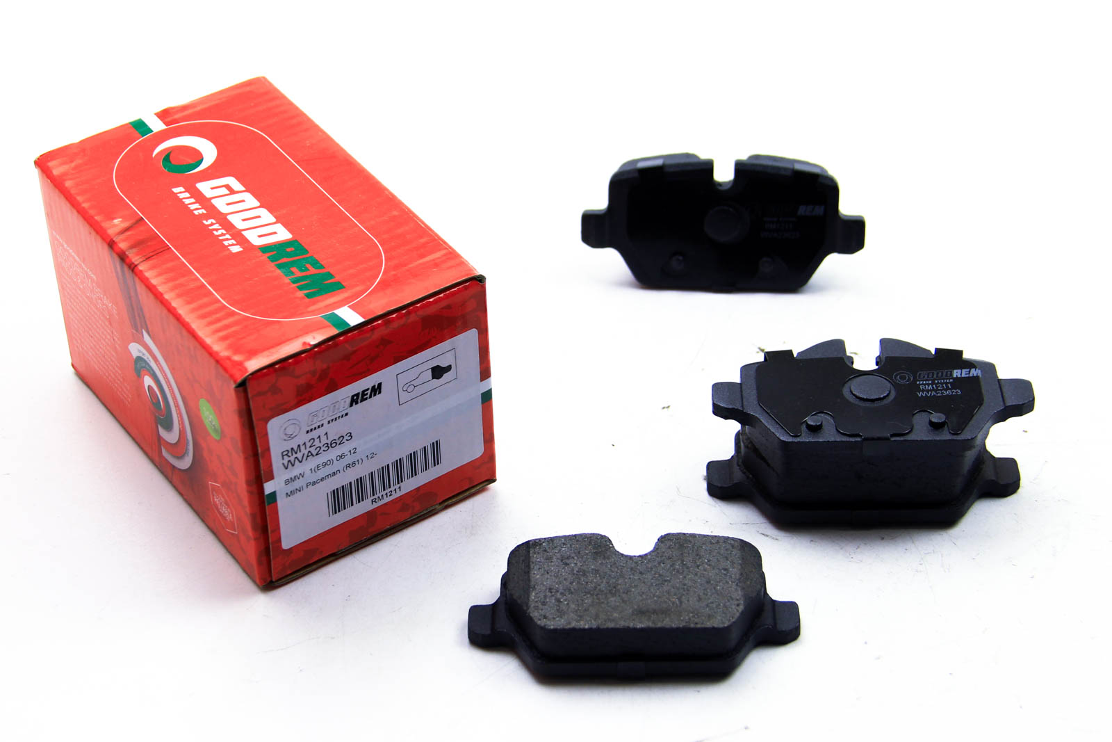 Тормозные колодки зад. BMW 1 E81/3 E90, E91/MINI Cooper 1.6-2.0 i/D 03- (Lucas) FERODO арт. RM1211