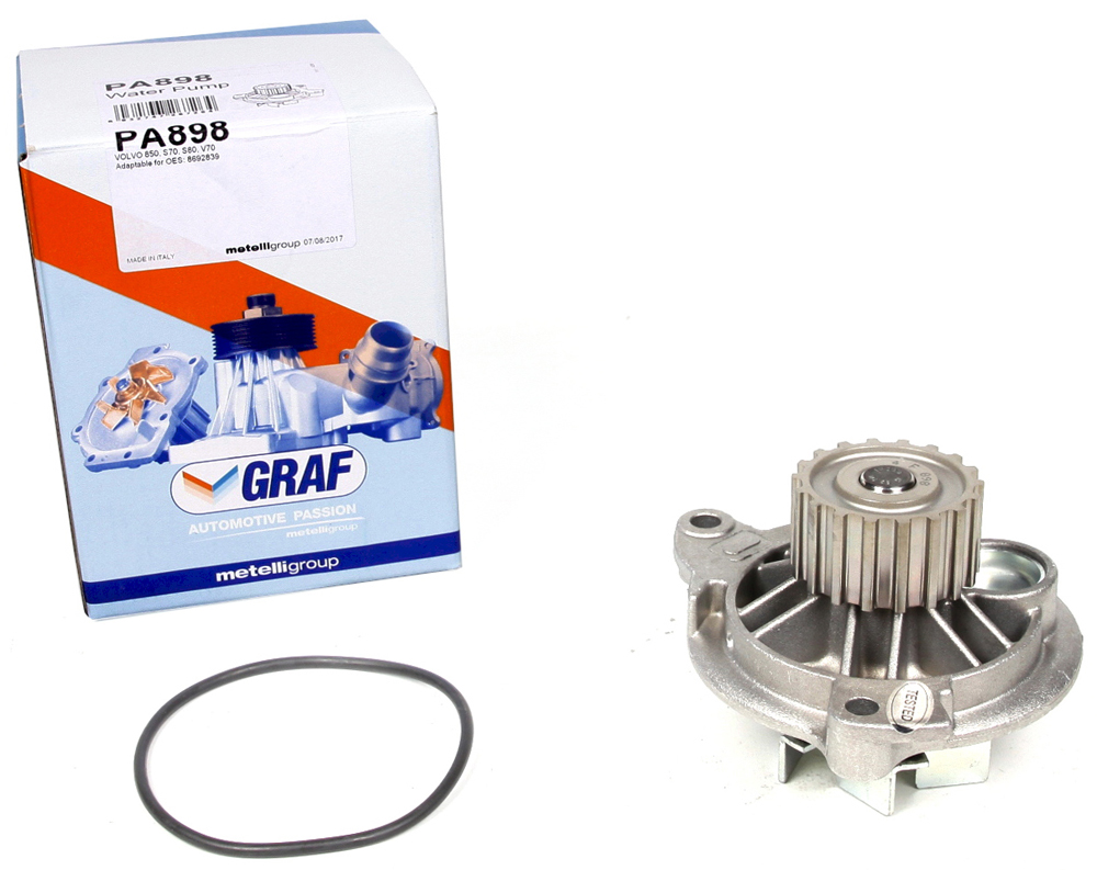 Помпа води Volvo S70/V70/S80/850 2.5TDI 103Kw 95-07 (18z) (R/B) (6 лоп) FEBI BILSTEIN арт. PA898