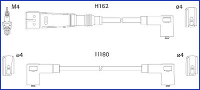 Комплект проводов зажигания BREMI арт. 134795