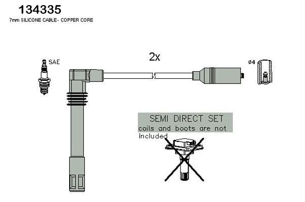 Комплект проводов зажигания NGK арт. 134335