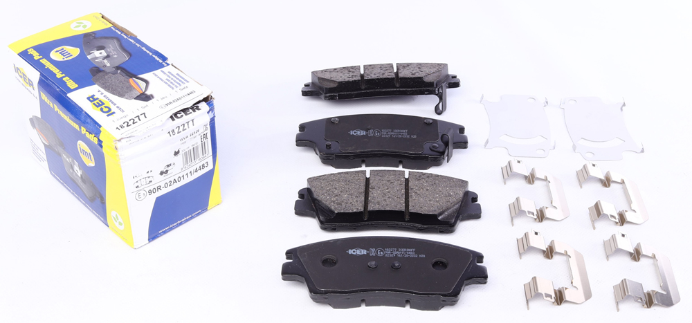 Колодки тормозные (передние) Hyundai ix35 13-/Tucson 15-/Elantra 16-/Kia Sportage 15- TEXTAR арт. 182277