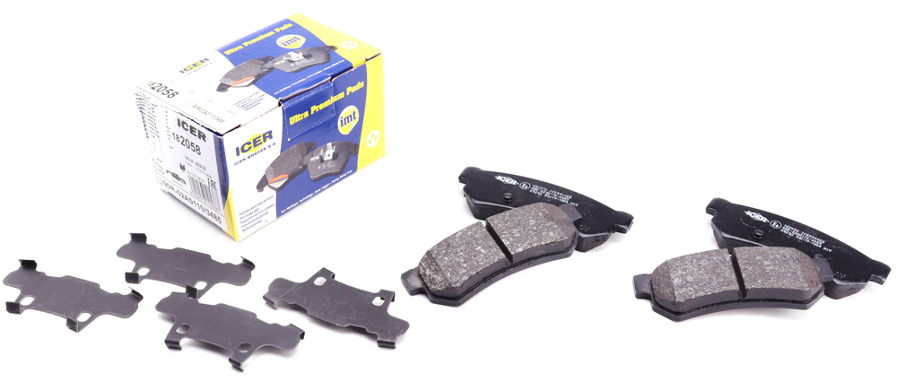 Тормозные колодки задние дисковые BREMBO арт. 182058