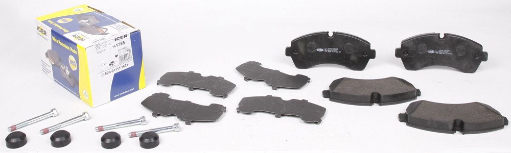 Колодки тормозные (передние) MB Sprinter (906,907,910) 210-519CDI/VW Crafter 30-35/30-50 06-(спарка) QUICK BRAKE арт. 141785