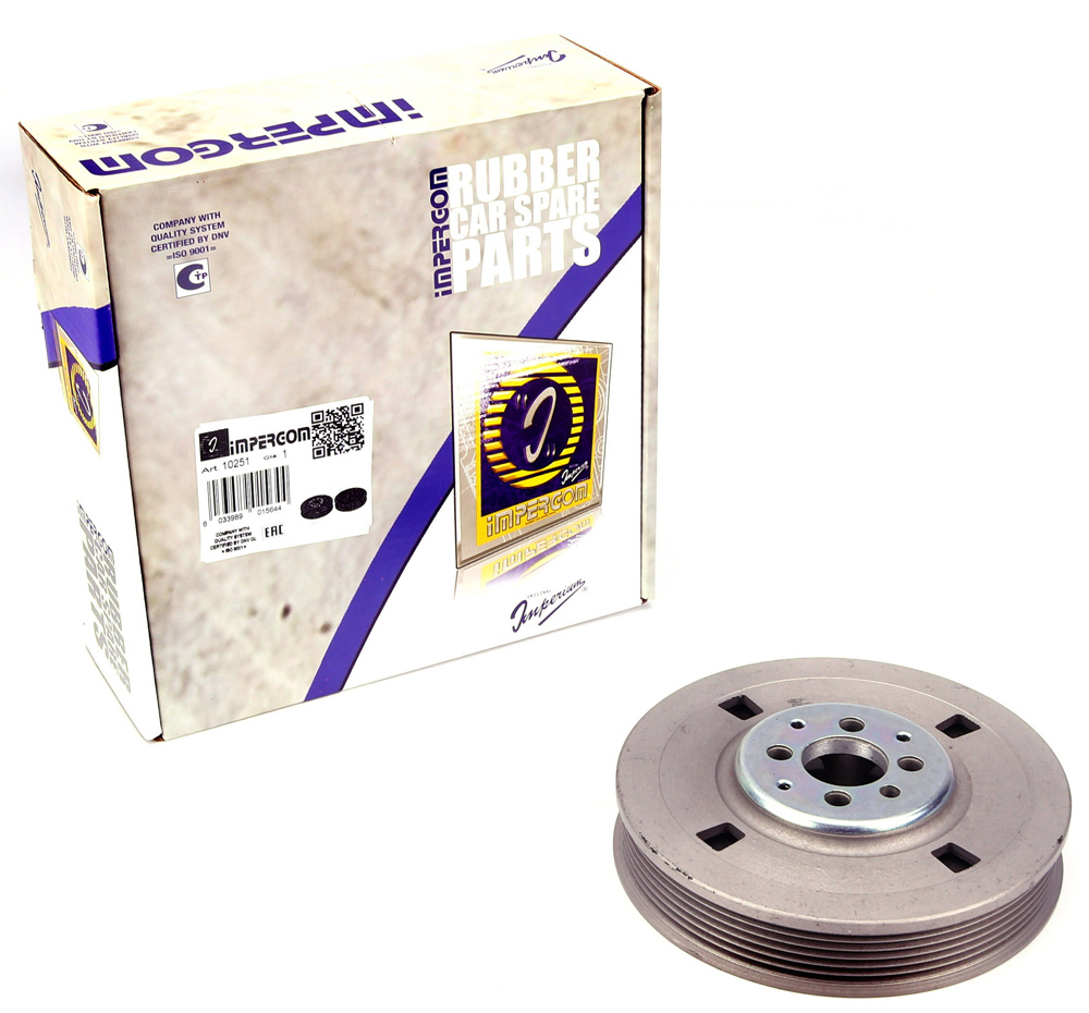 Шкив коленвала VW Caddy II/T4 1.9TDI 90-04 (6PK) d=159.5mm SNR арт. 10251