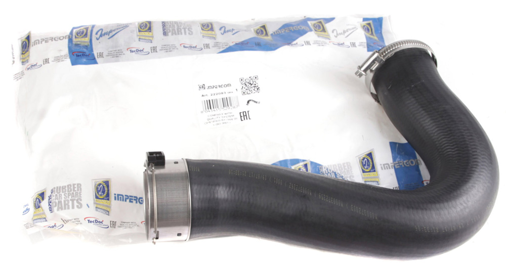 Патрубок интеркулера VW Crafter 30-50 2.0 TDI 11-16 (OE конектор) METZGER арт. 222093
