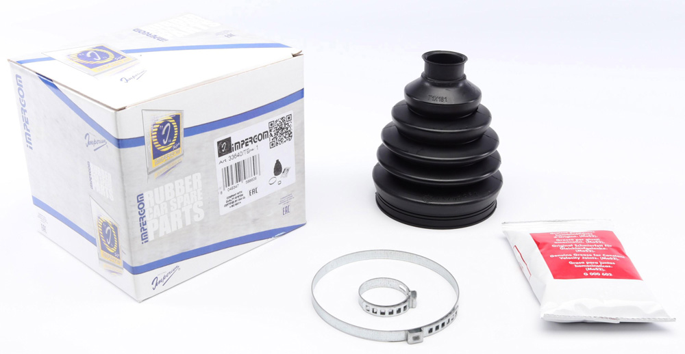 Пыльник шруса (наружный) Audi A4 96-15/VW Passat 96-05 (26x87x112mm) + смазка + хомуты SWAG арт. 33640/TE