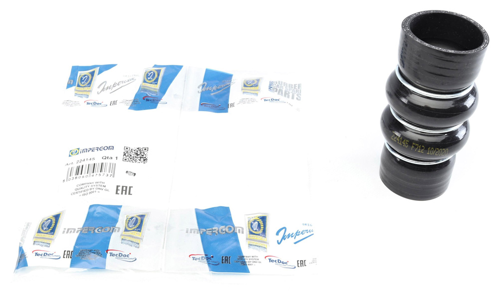Патрубок интеркулера Ford Focus 1.0/1.6Ti/1.8TDCi/2.0TDCi 98- (50x57/68x125) FEBI BILSTEIN арт. 224145