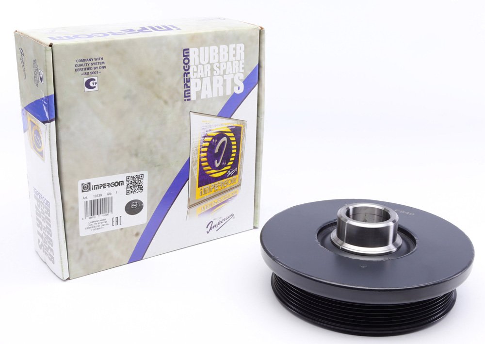 Шкив коленвала BMW 5/7/X5/X6 2.5-4.0D 08- (7PK) 39,6x172.7/197x22/76,7 CORTECO арт. 10339