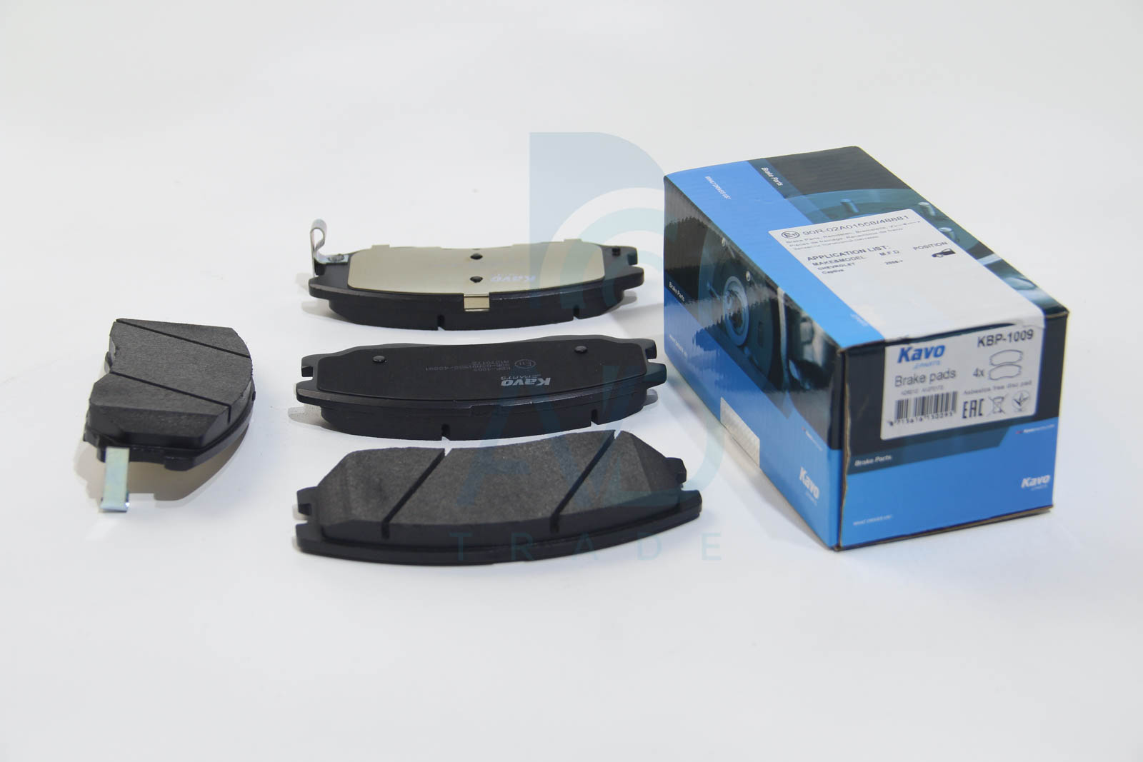 Тормозные колодки передние дисковые BLUE PRINT арт. KBP-1009