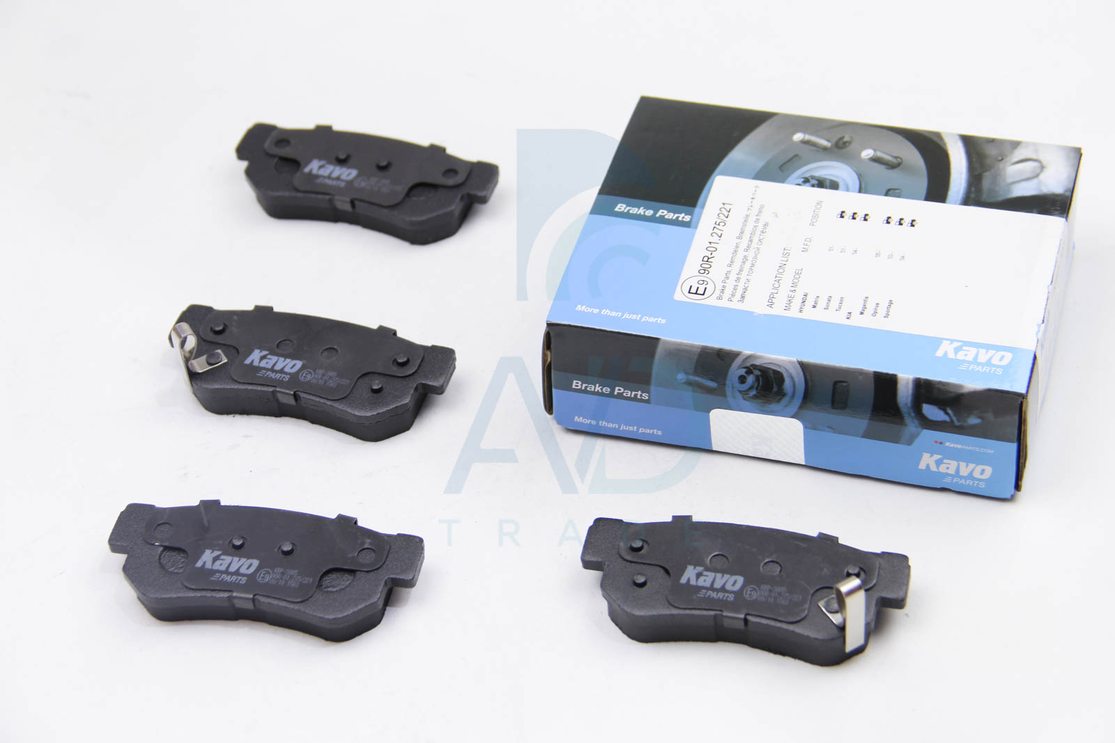 Тормозные колодки задние дисковые TRW арт. KBP-3005