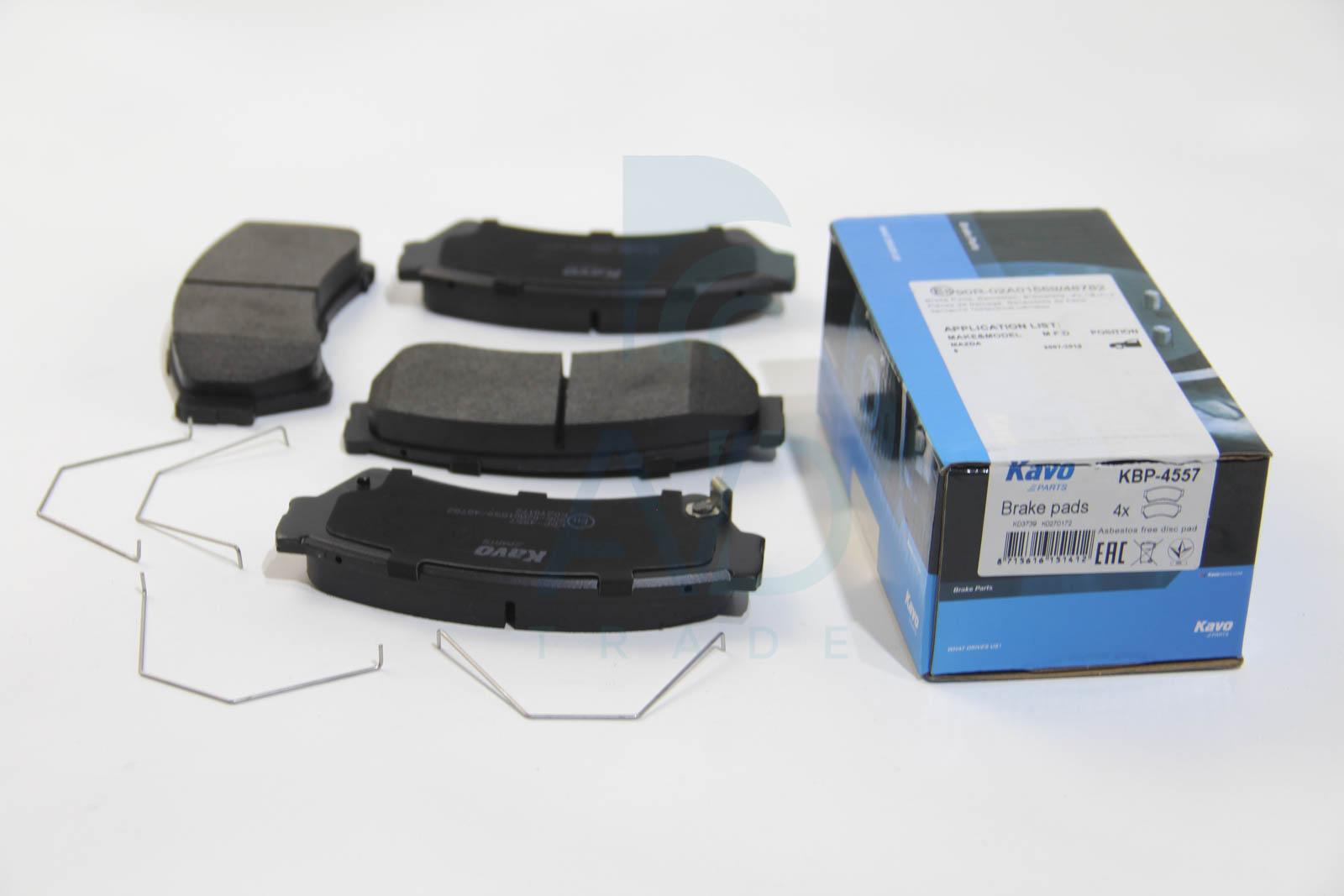Колодки тормозные (передние) Ford Fusion 06-12/Mazda 6 02-13 ICER арт. KBP-4557