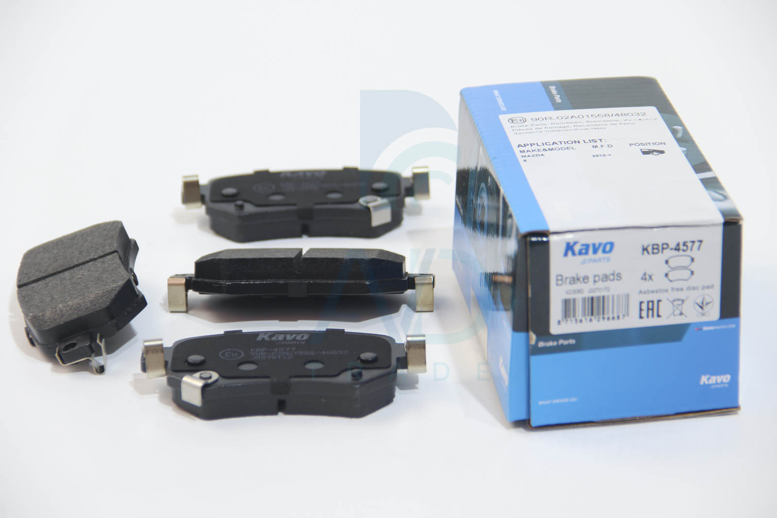 Колодки тормозные зад. Mazda 6 12- ZIMMERMANN арт. KBP-4577
