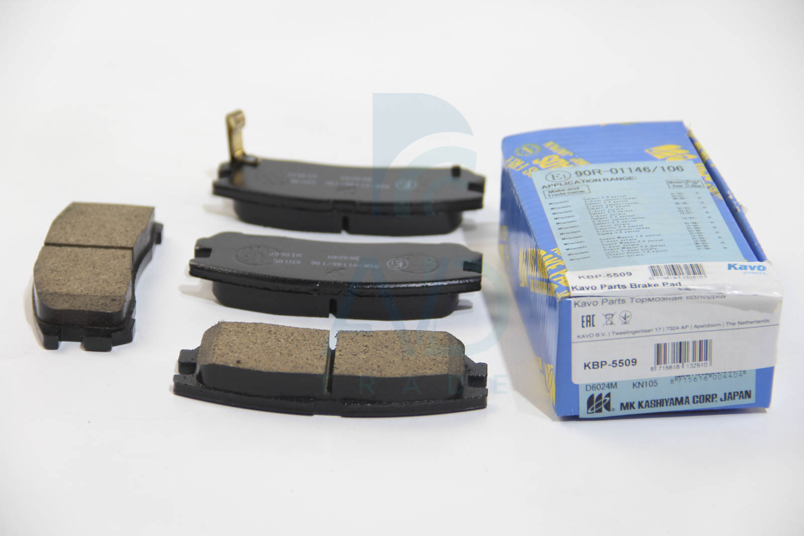 Тормозные колодки задние дисковые ATE арт. KBP-5509