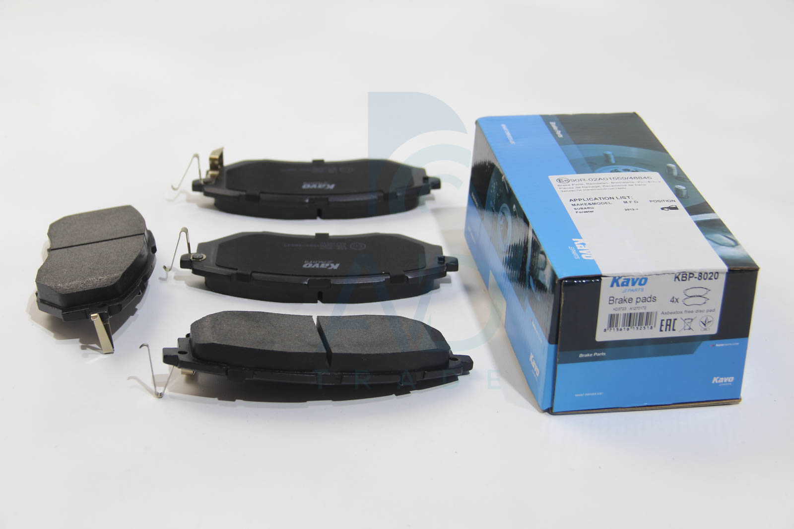 Тормозные колодки дисковые BREMBO арт. KBP-8020