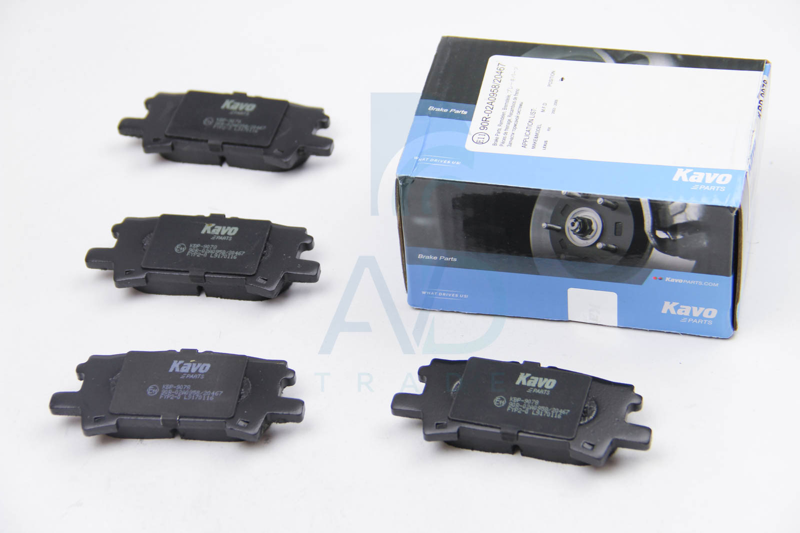 Тормозные колодки дисковые ICER арт. KBP-9078