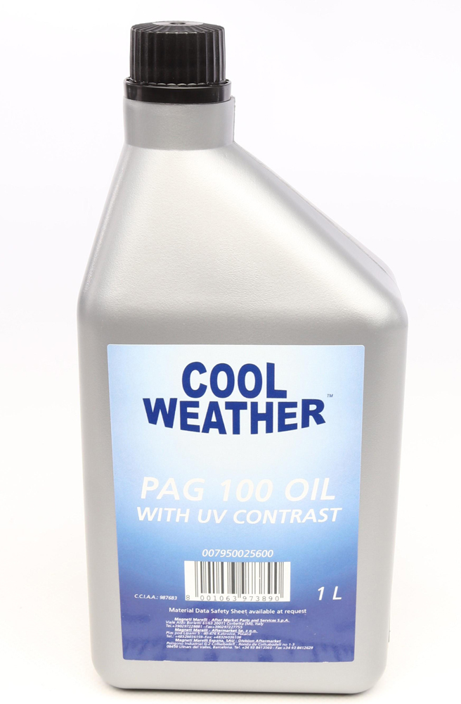 Масло компрессорное PAG 100 (1L) (с красителем) NRF арт. 007950025600