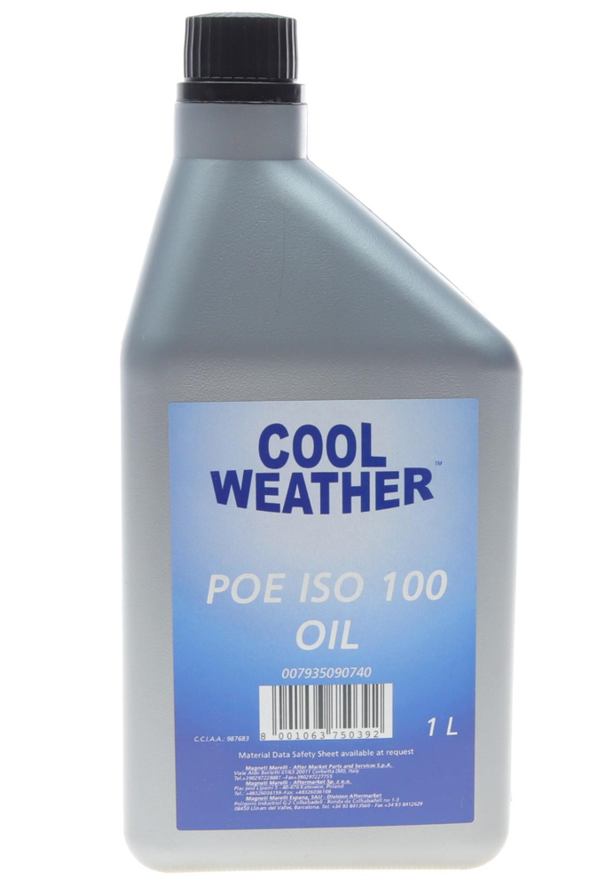 Масло компрессорное POE ISO100 (1L) NRF арт. 007935090740