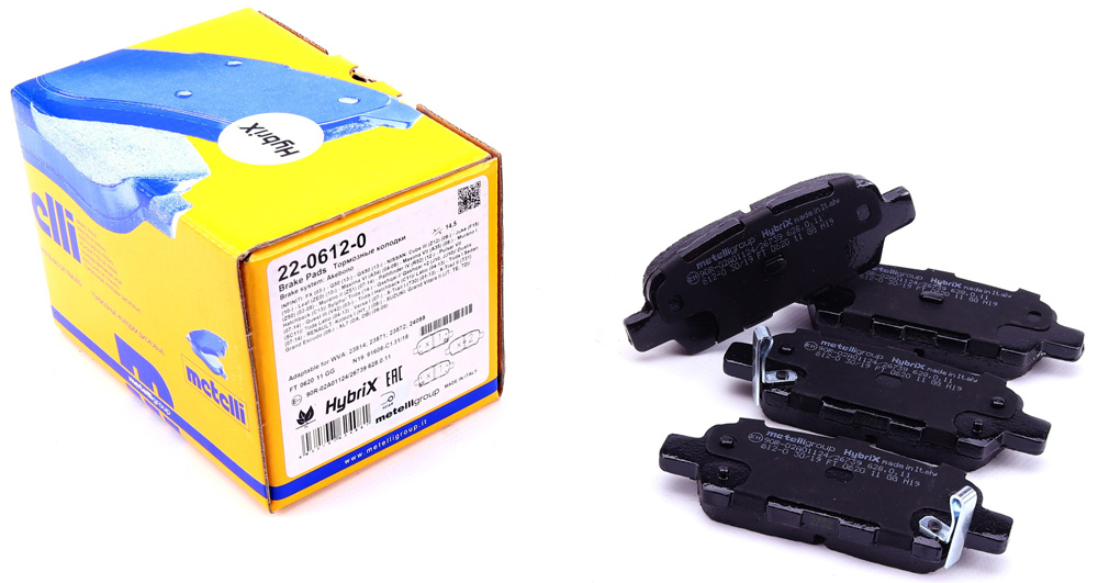 Тормозные колодки задние дисковые LPR арт. 22-0612-0