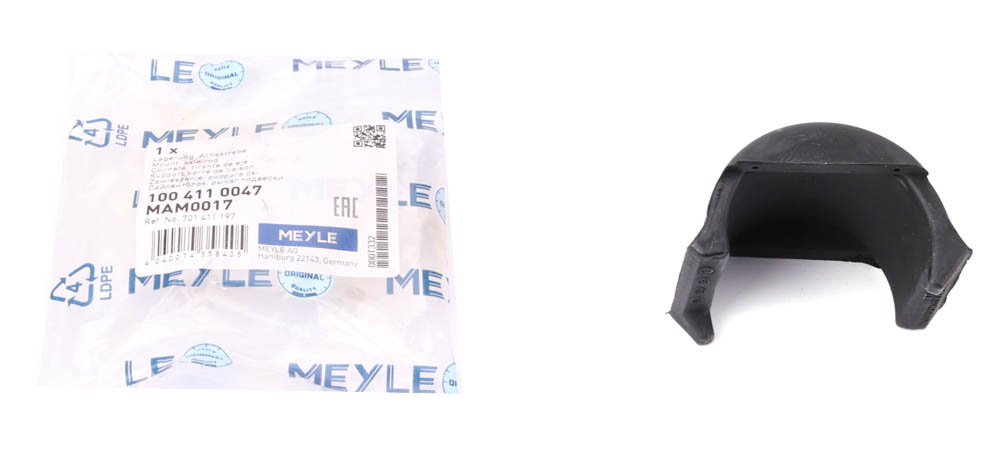 Сайлентблок рычага подвески MEYLE 100 411 0047