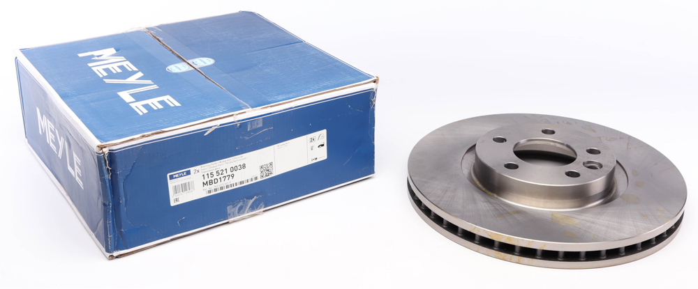Тормозной диск DELPHI арт. 115 521 0038