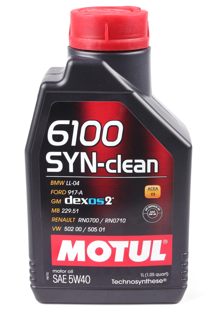 Масло 5W40 6100 SYN-clean (1L) ( BMW LL-04/GM-OPEL dexos2TM/MB 229.51/VW 502 00/505 01) ROWE арт. 854211