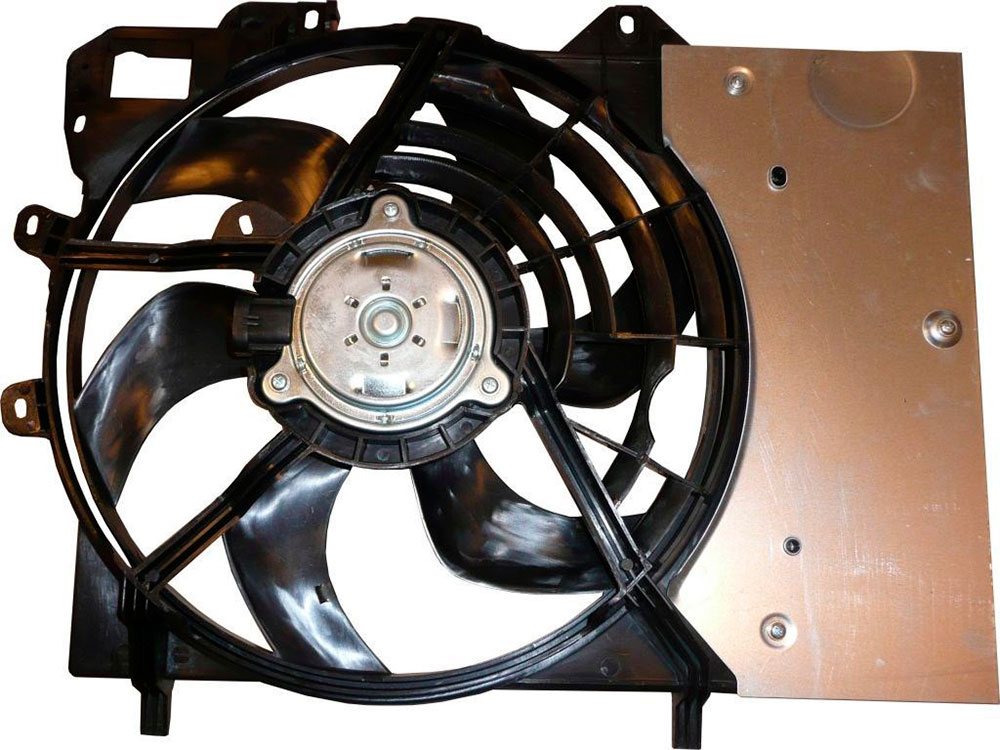 Вентилятор охлаждения Citroen C3 1.2 i THP 110 (EB2DT) (9801666680) Citroen/Peugeot NISSENS арт. 9801666680