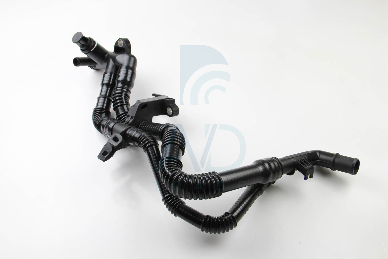 Патрубок радиатора (к-кт) Berlingo/Expert/Partner 1.6 HDI 04- (пластик) THERMOTEC арт. 15572