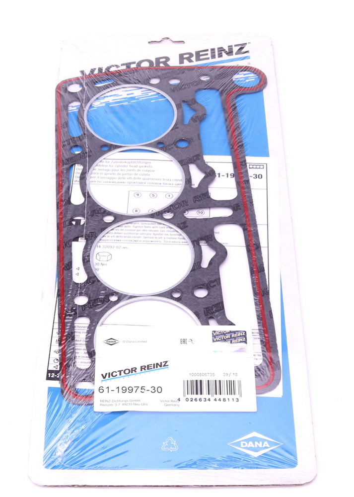 Прокладка ГБЦ Fiat Fiorino/Panda 0.8/0.9i 77-94, Ø66,00mm, 1.00mm ELRING арт. 61-19975-30