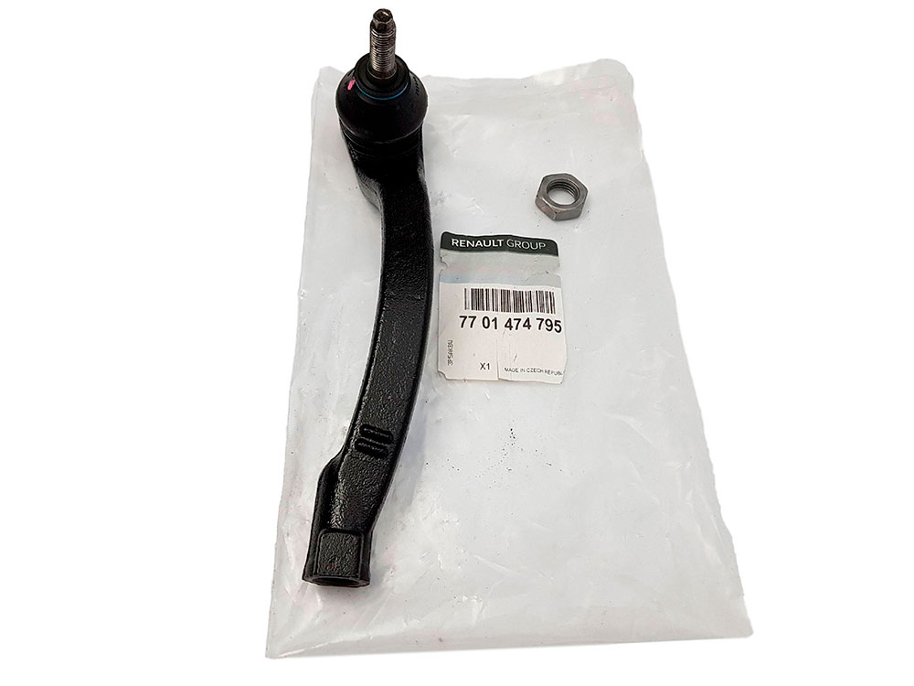 Наконечник рулевой тяги Clio III/Megane II 02- Л. RTS арт. 7701474795