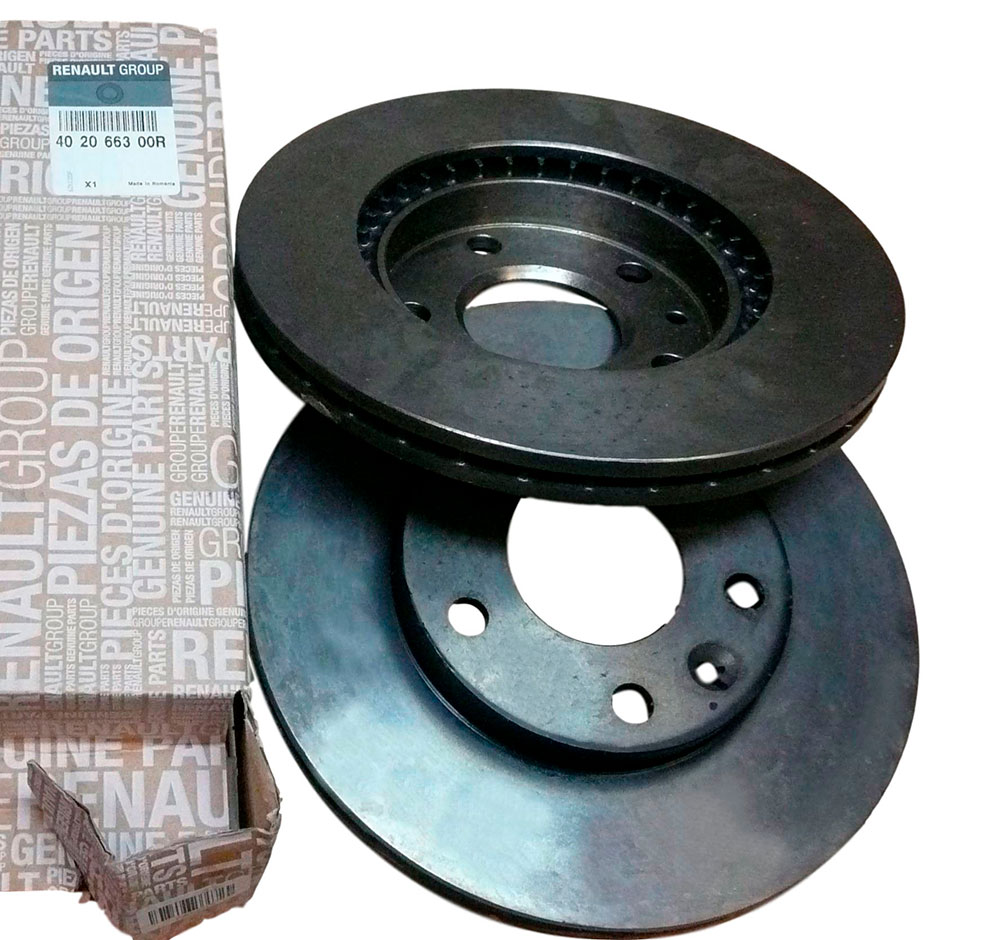 Тормозной диск перед. Duster 10- (269x22.4) ASAM арт. 402066300R