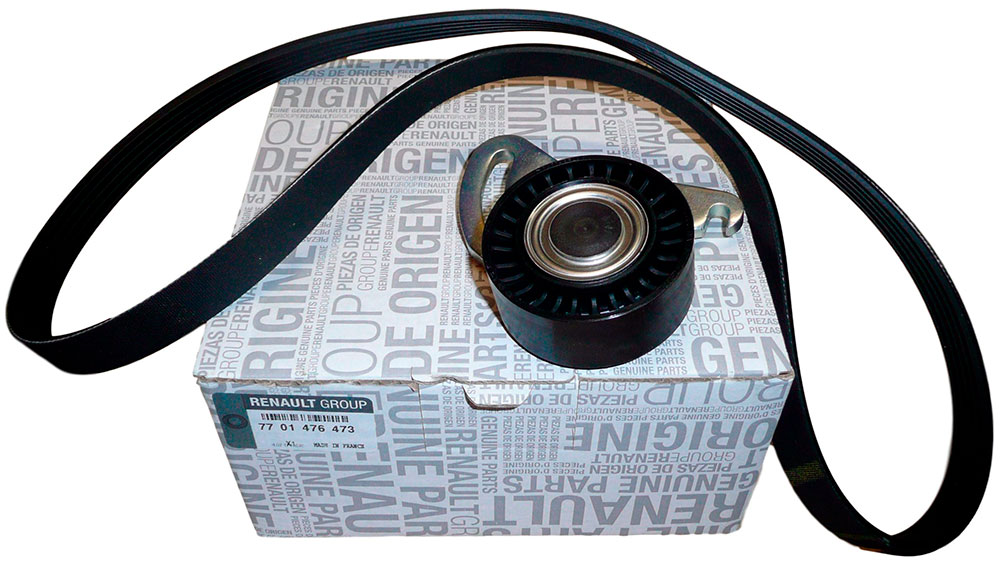Ремкомплект приводного ремня 5PK1135 Logan, Megane II, Scenic II, Symbol/Thalia (7701476473) Renault INA арт. 7701476473