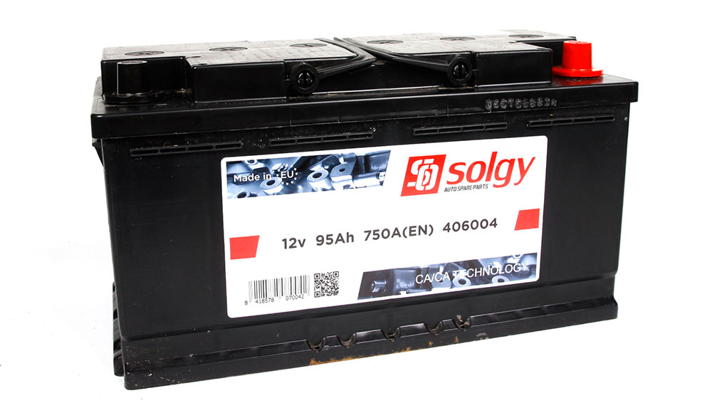 Аккумуляторная батарея 95Ah/750A (353x175x190/+R)  SOLGY арт. 406004