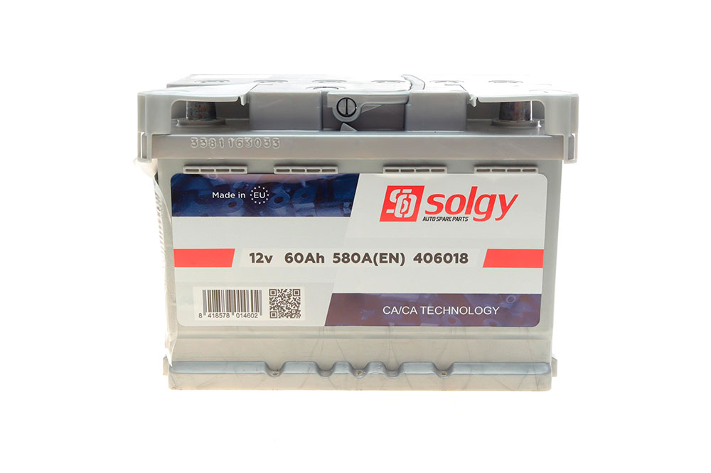 Аккумуляторная батарея 60Ah/580A (242x175x175/+R)  арт. 406018
