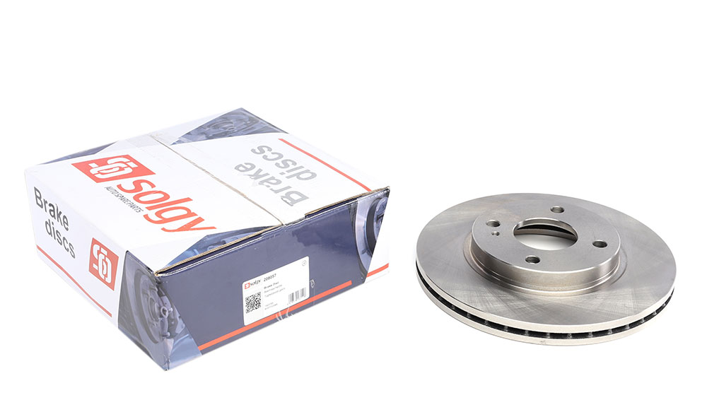 Диск тормозной (передний) Ford Fiesta 08- (258x23) MEYLE арт. 208057