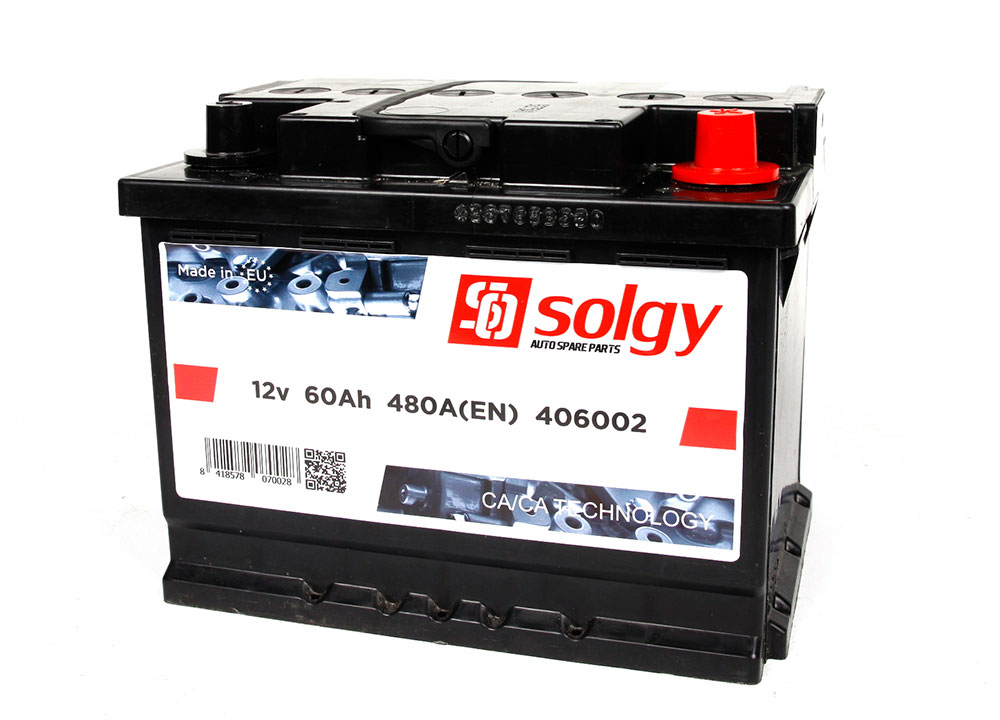 Аккумуляторная батарея 60Ah/480A (242x175x190/+R) EXIDE арт. 406002