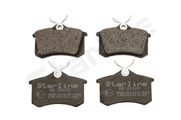 Тормозные колодки дисковые ASAM арт. BD S002S