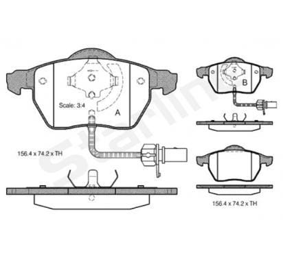 Тормозные колодки дисковые FEBI BILSTEIN арт. BD S301