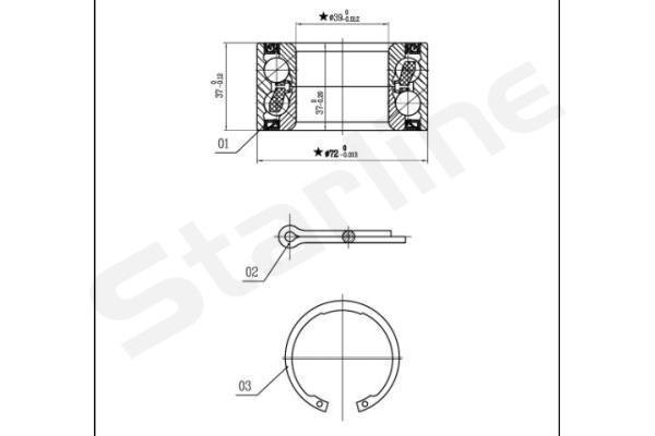 Підшипник колісний FEBI BILSTEIN арт. LO 00736