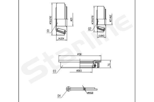 Подшипник ступицы FEBI BILSTEIN арт. LO 00944