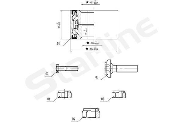 Подшипник ступицы FEBI BILSTEIN арт. LO 01355